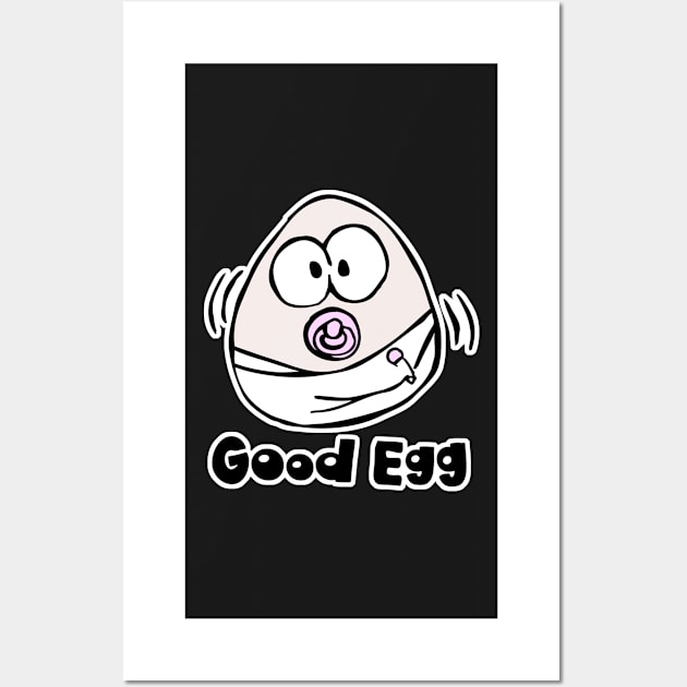 Good Egg Baby Girl Wall Art by GoodEggWorld